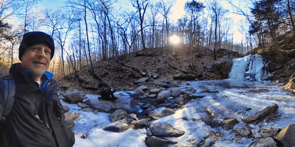 Cascade Falls on a Cold Winter Day